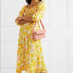 faithfull the brand floral midi dress